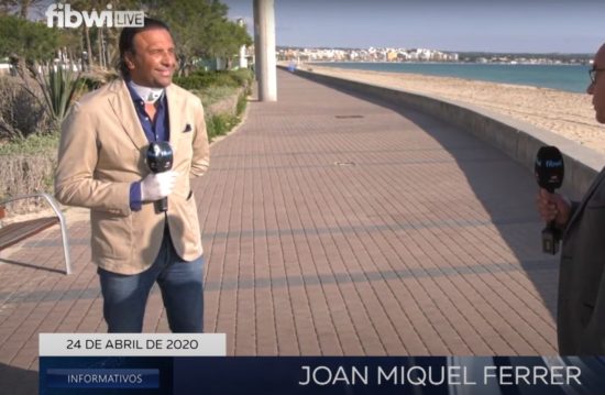 Entrevista en directo a Juan Miguel Ferrer en FIBWI, playa de Palma
